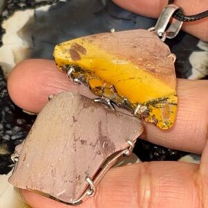 Colorful Mookaite Pendant 2 1/2”